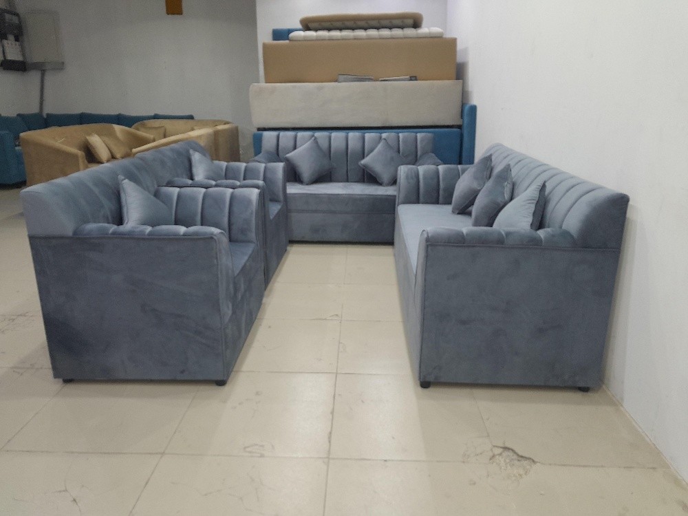 طقم كنب جديد جاهز للبيع - 2
