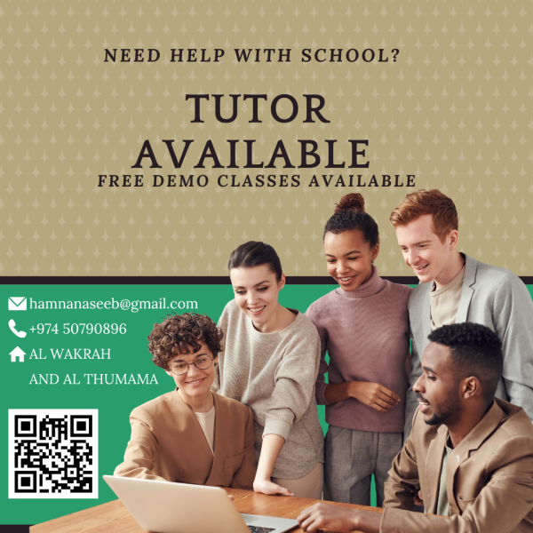 PERSONAL TUTOR AVAILABLE - 1
