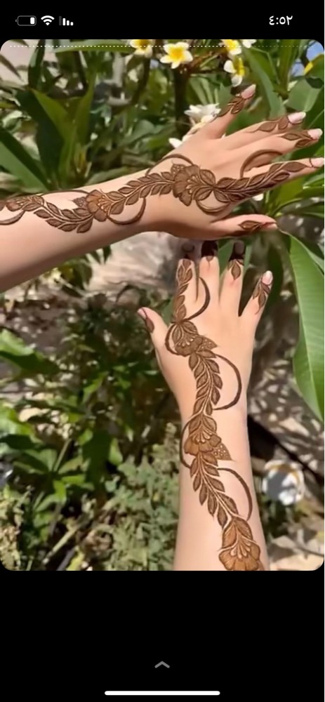 حناية خليجية وهندية . - 3