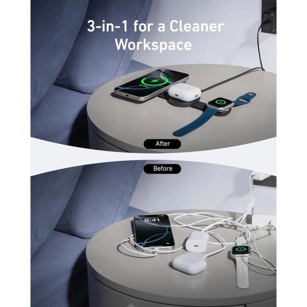 3-in-1 Wireless Charging Station - 2