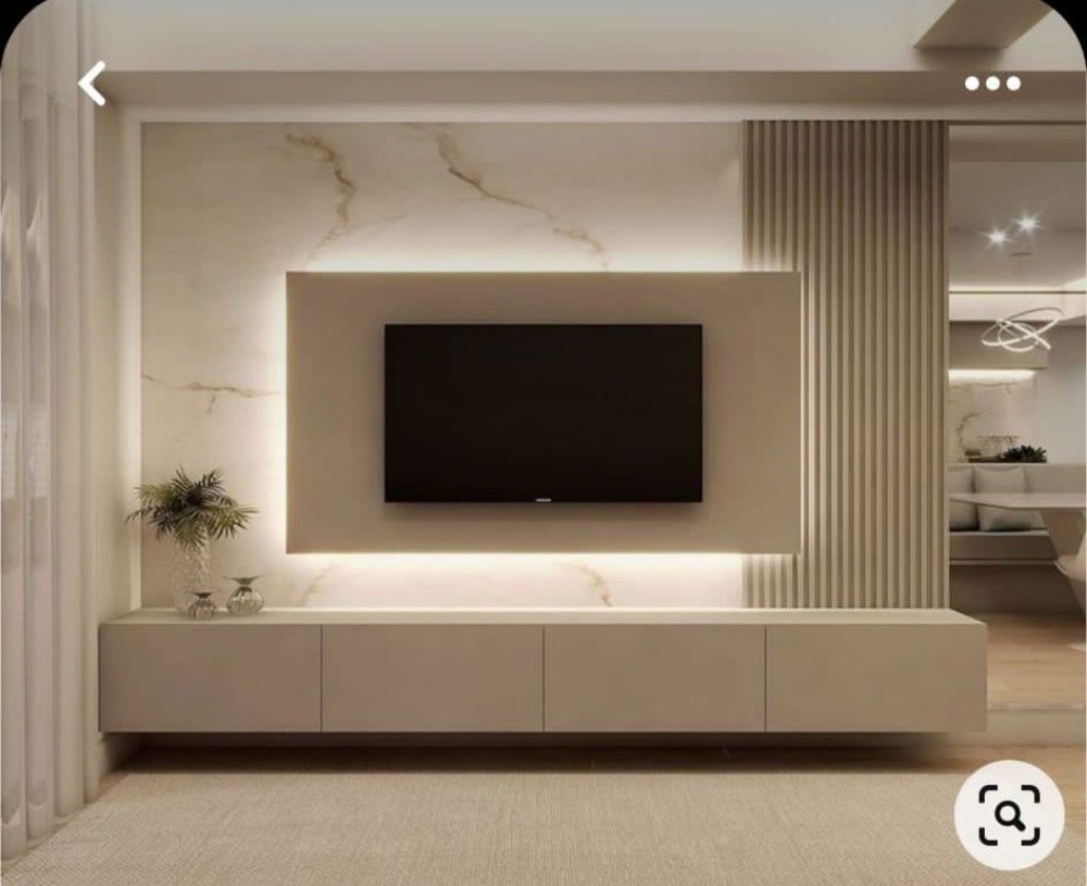 Television decor & shelf design - 9