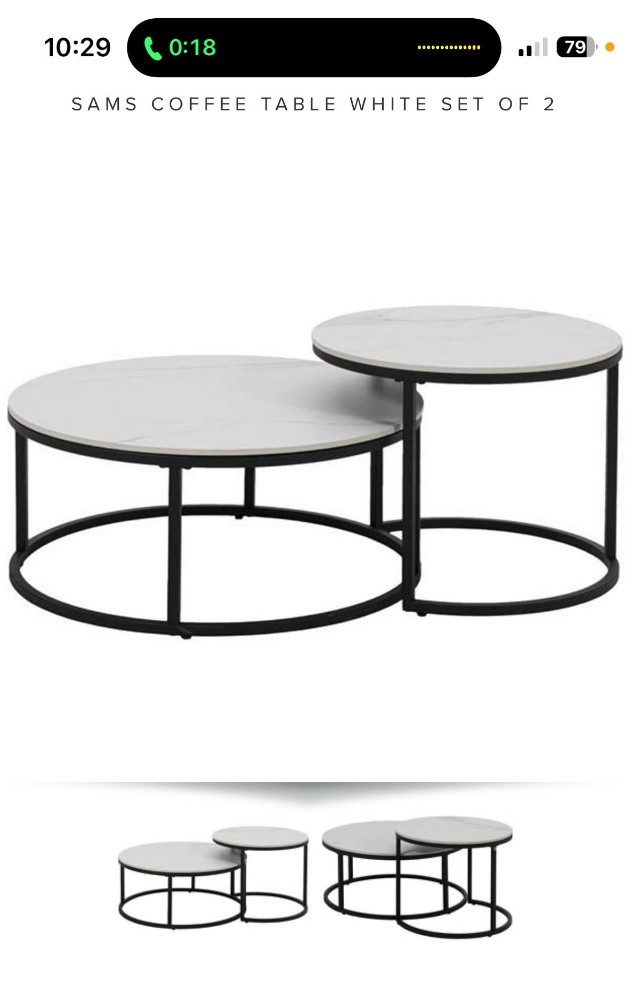 metal  coffee table collations - 3