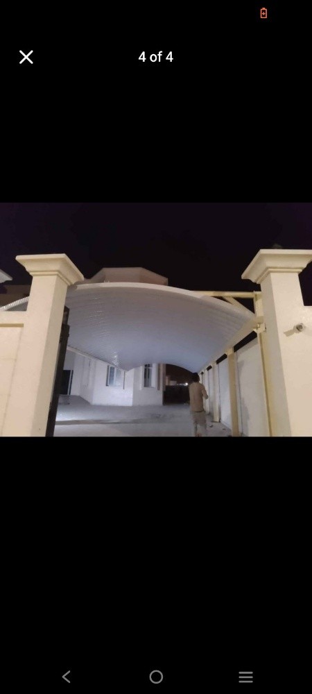 we making car parking shed - 4
