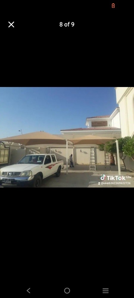 we making car parking shed - 1