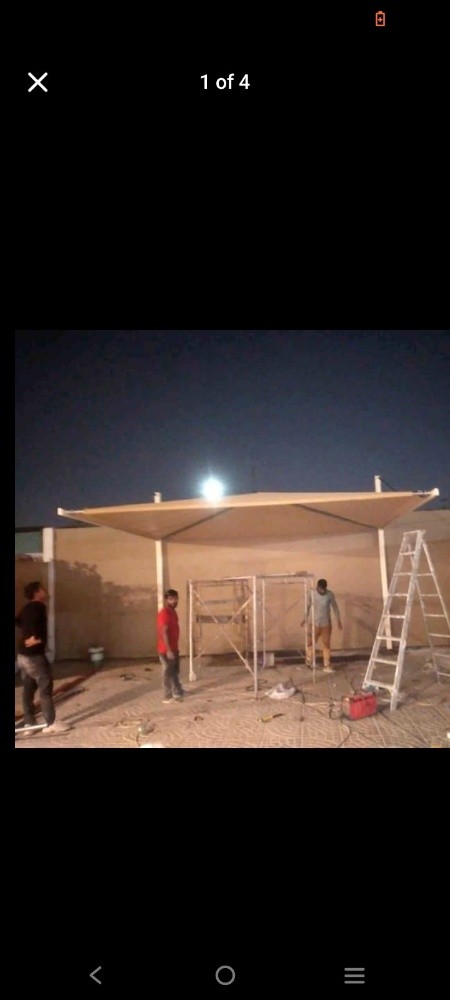 we making car parking shed - 6