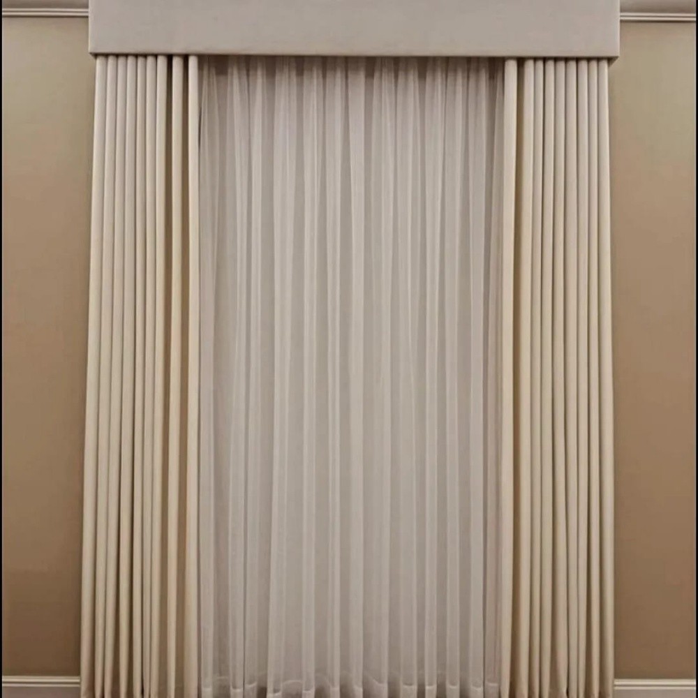 we making new window curtains - 8