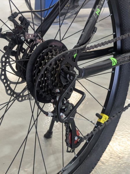 With disk break with 7 gear - 7