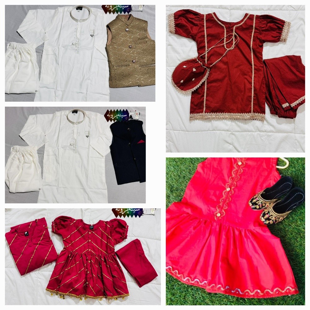 Eid dresses and traditional shoes - 2