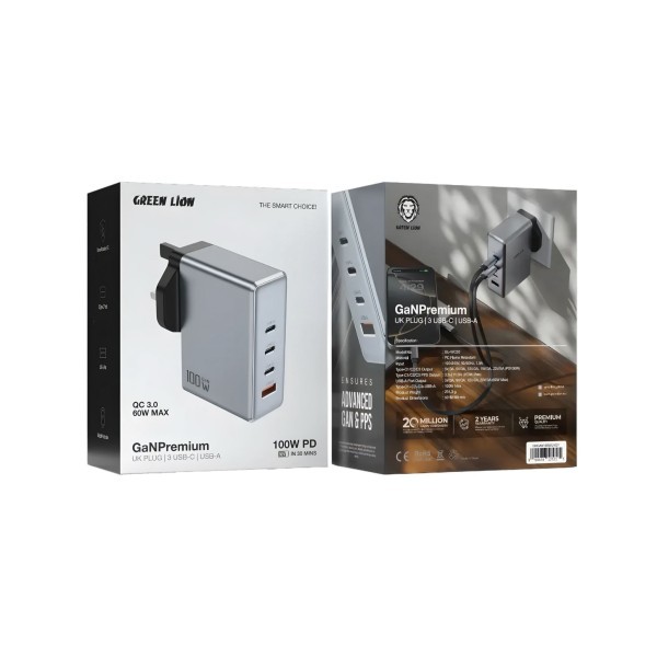 Green Lion 100W Wall Charger - 2
