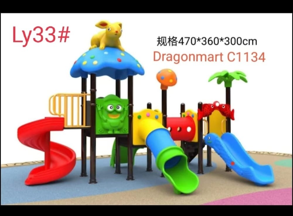 playground slide swing outdoortoy - 2