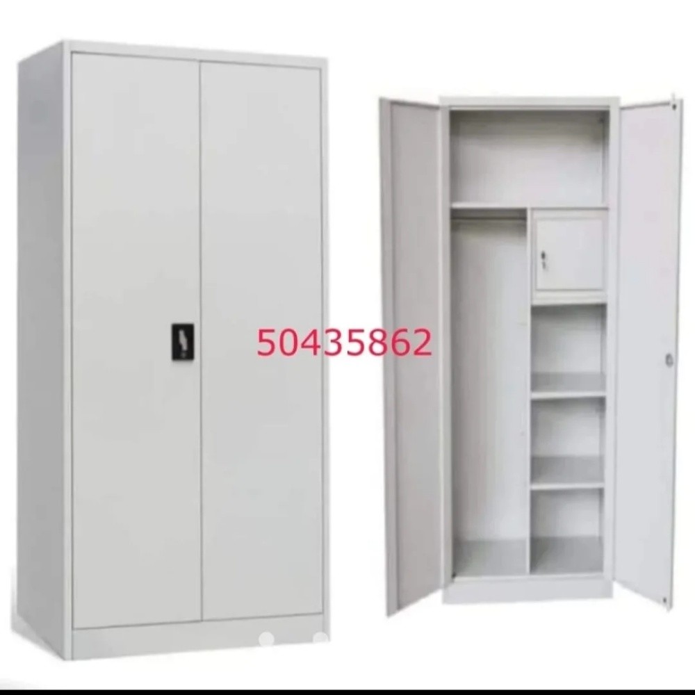 two doors wardrobe metal - 1