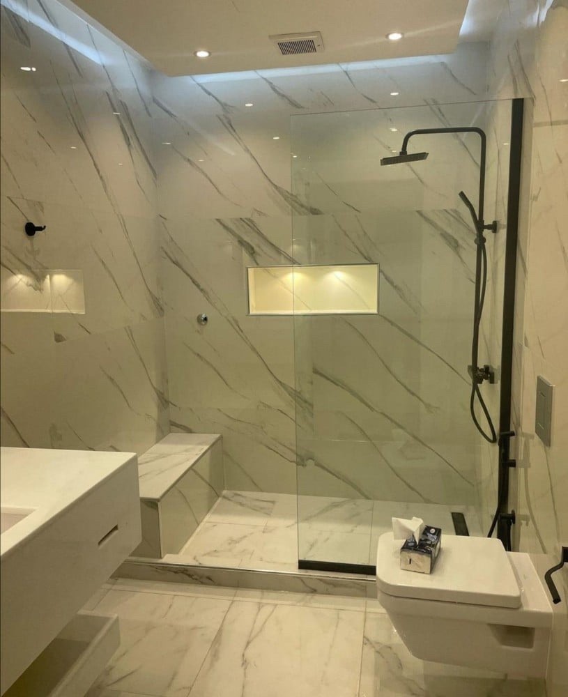 Tiles, paint and  gypsum work - 4