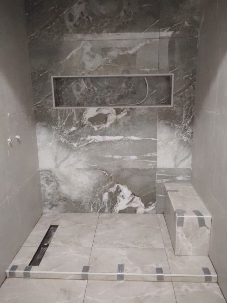 Tiles, paint and  gypsum work - 3