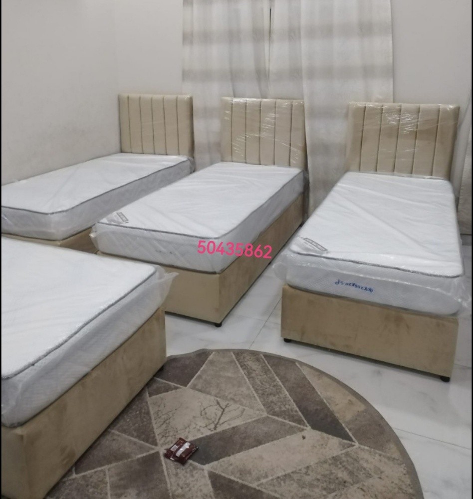 single bed with mattress - 1