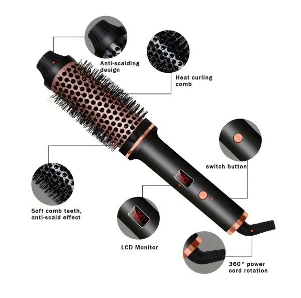 Heated Hair Brush - 2