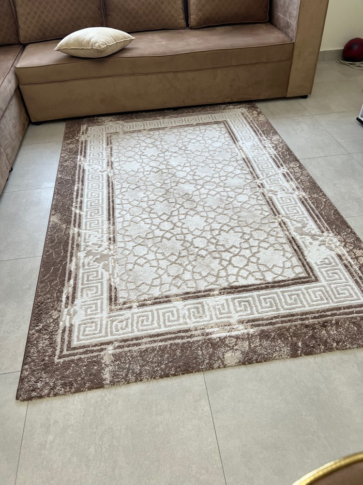 سجادة ارضي مطعمة بتصميم عصري  - 2
