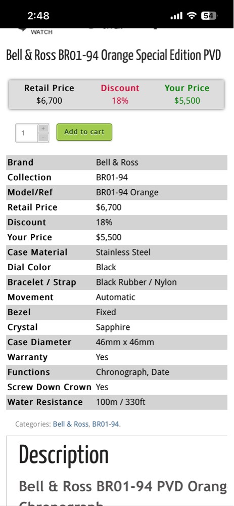 modal BR01-94-00555 Swiss made - 12