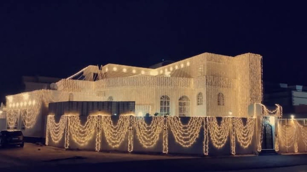 ديكورات إضاءة الزفاف في قطر - 14