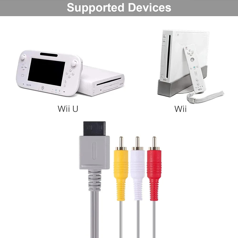 AV Cable for Wii Wii U - 2