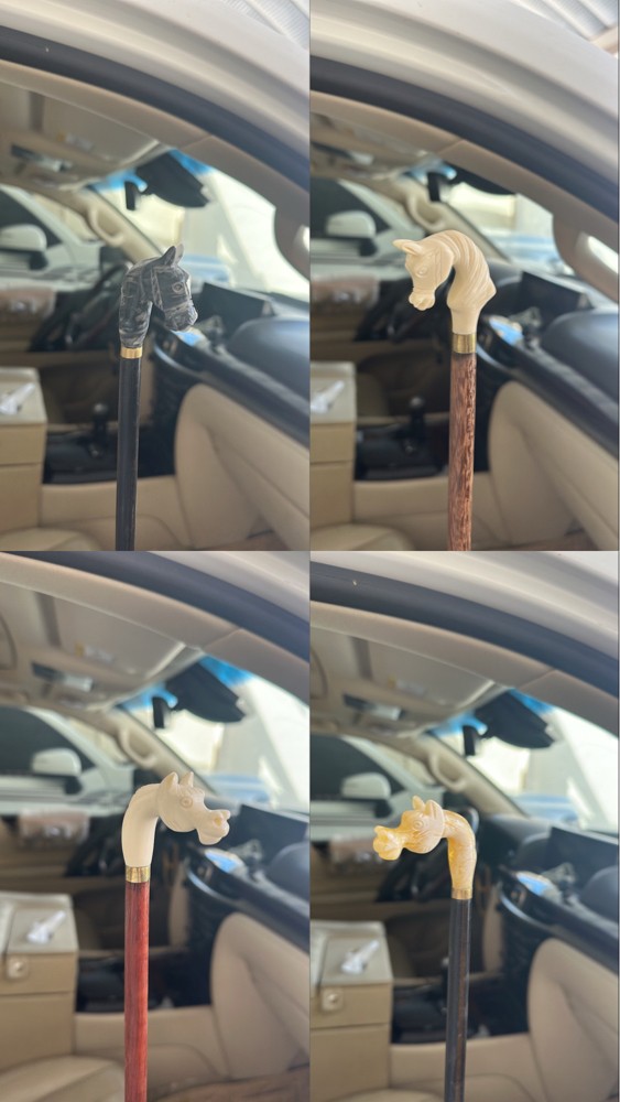 Embroidered wooden stick - 3