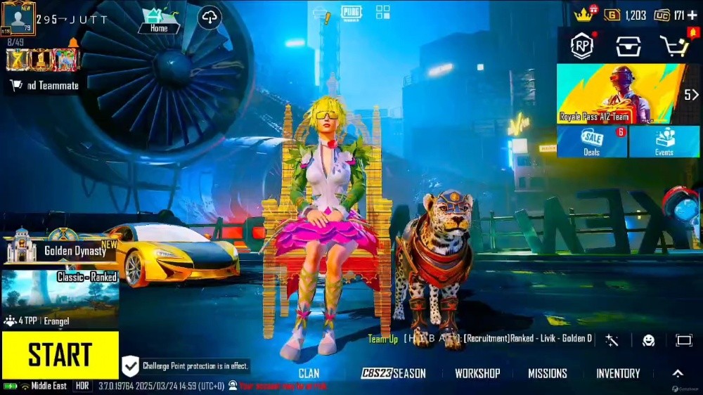 MD'S STORE/PUBG ACC/9500 QAR/F2F - 6