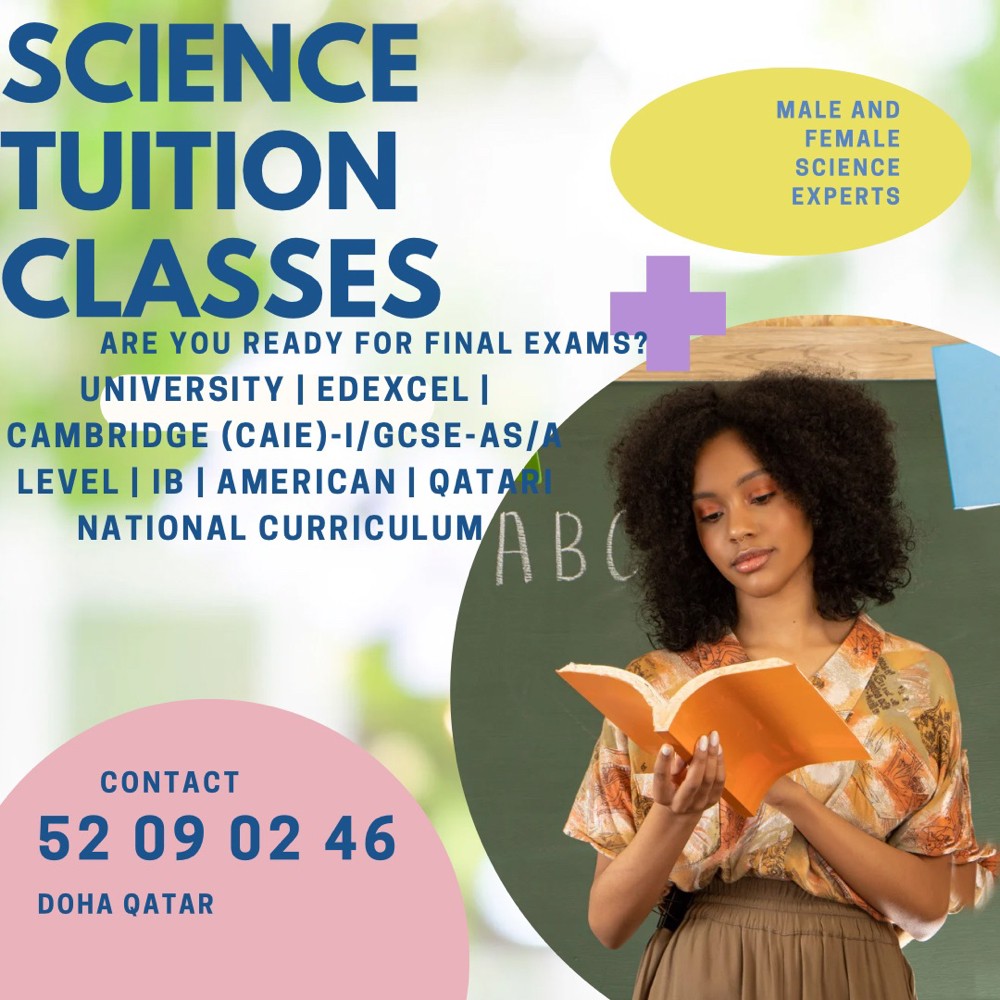 CHEMISTRY AND SCIENCE TUITIONS  - 1