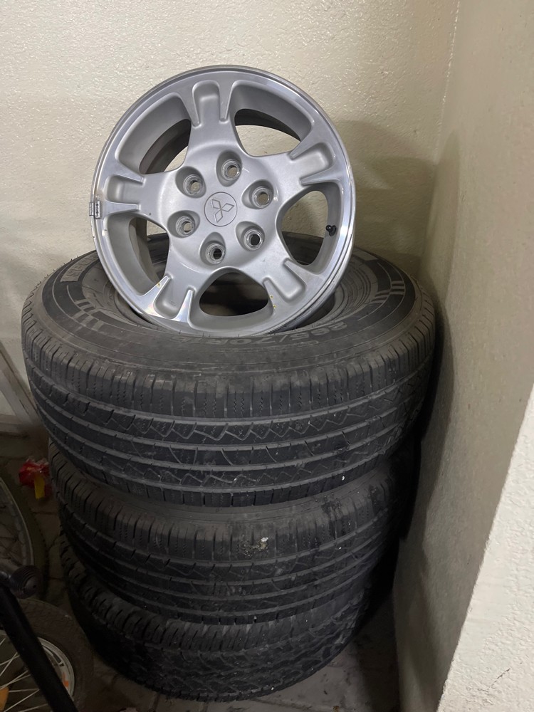 4 original Mitsubishi 16” rims  - 1