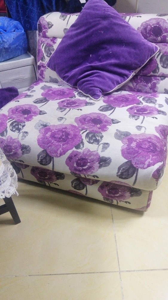 blue sofas set with corner sofa - 1