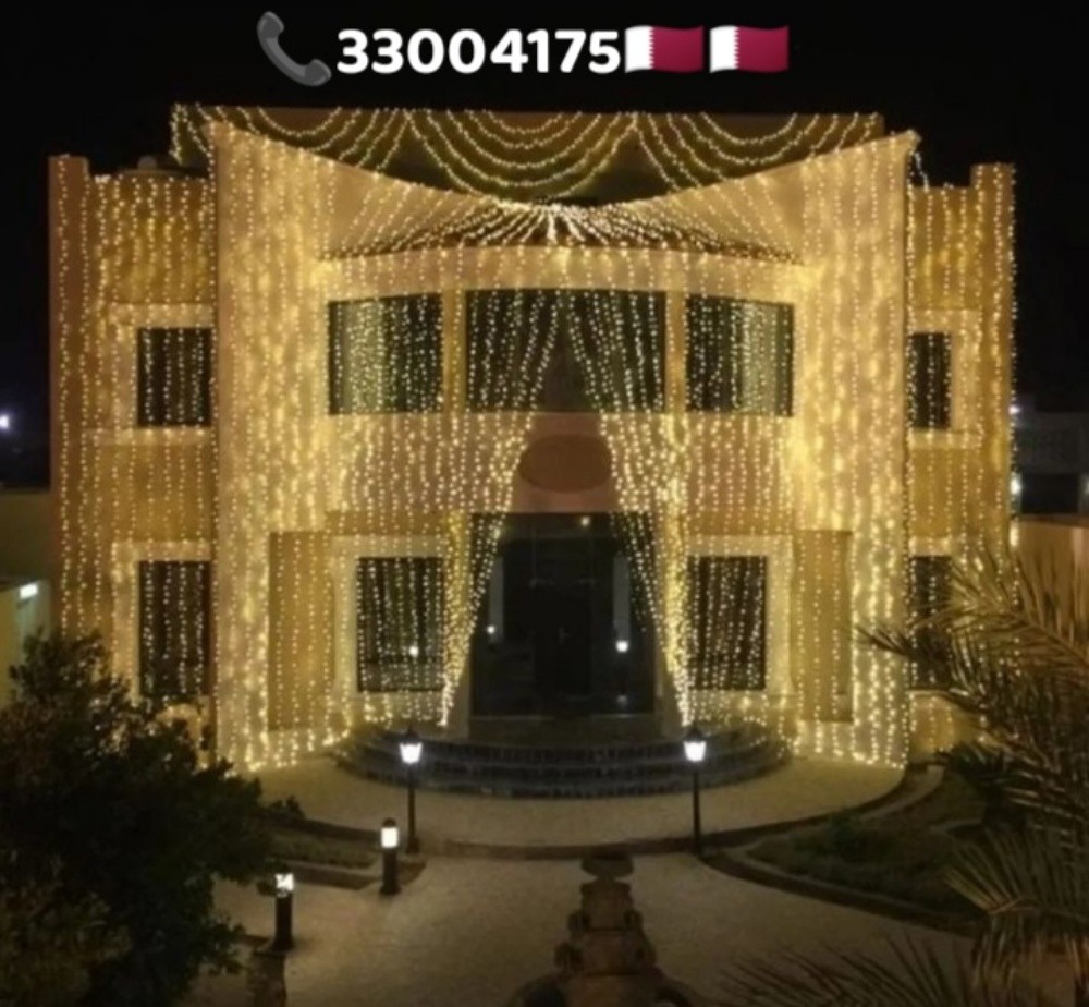 Wedding lighting decoration Qatar - 5