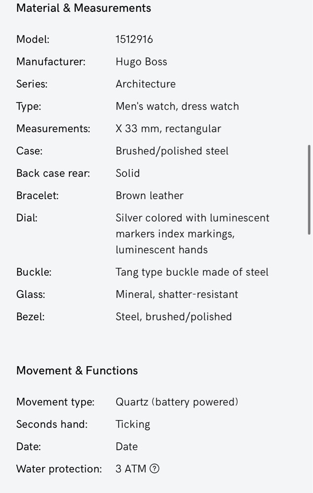 hugo boss dress watch - 2