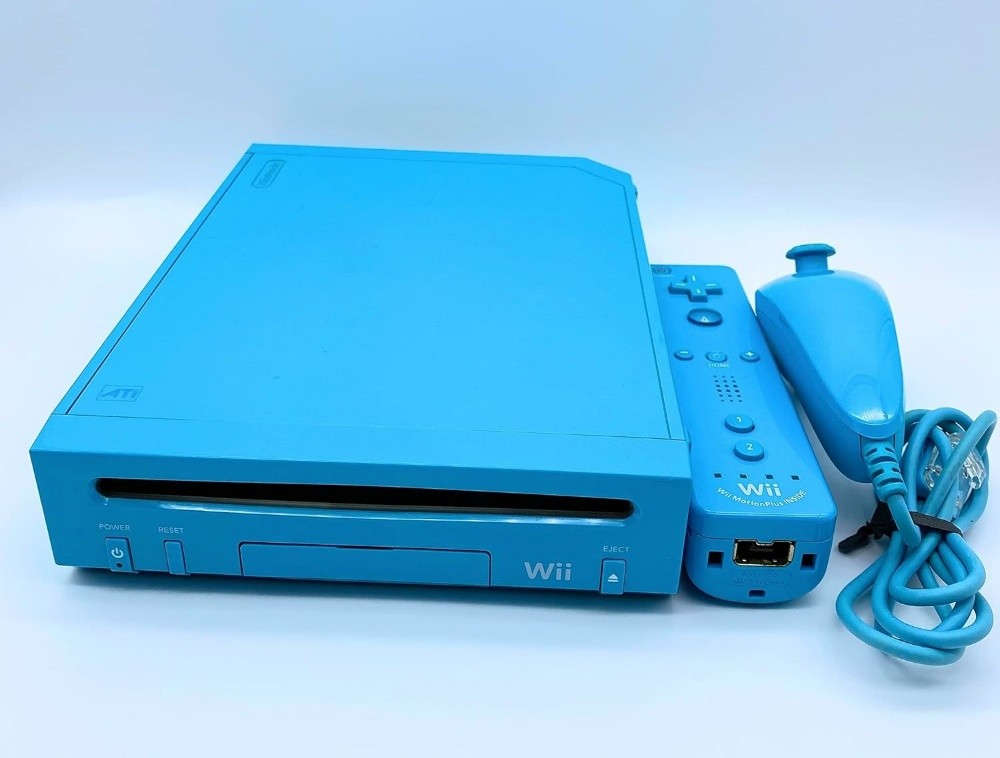 Nintendo Wii Blue Europe - 1