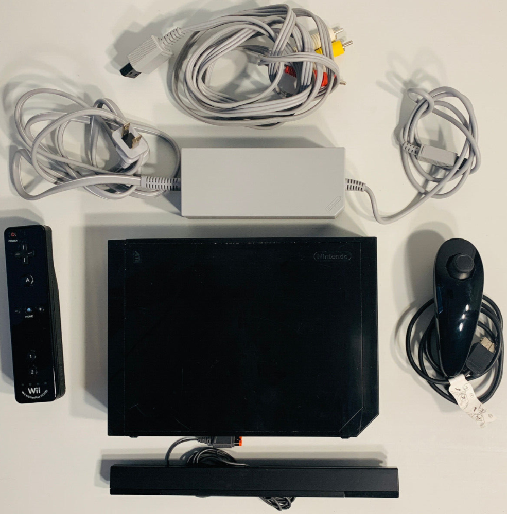 Nintendo Wii Black Europe - 1