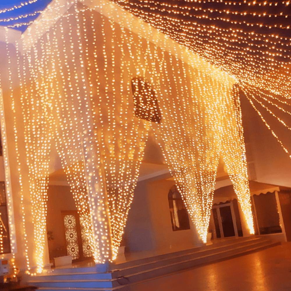 Arabian wedding lighting decor - 11