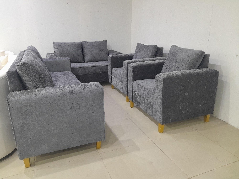 طقم كنب جديد جاهز للبيع - 4