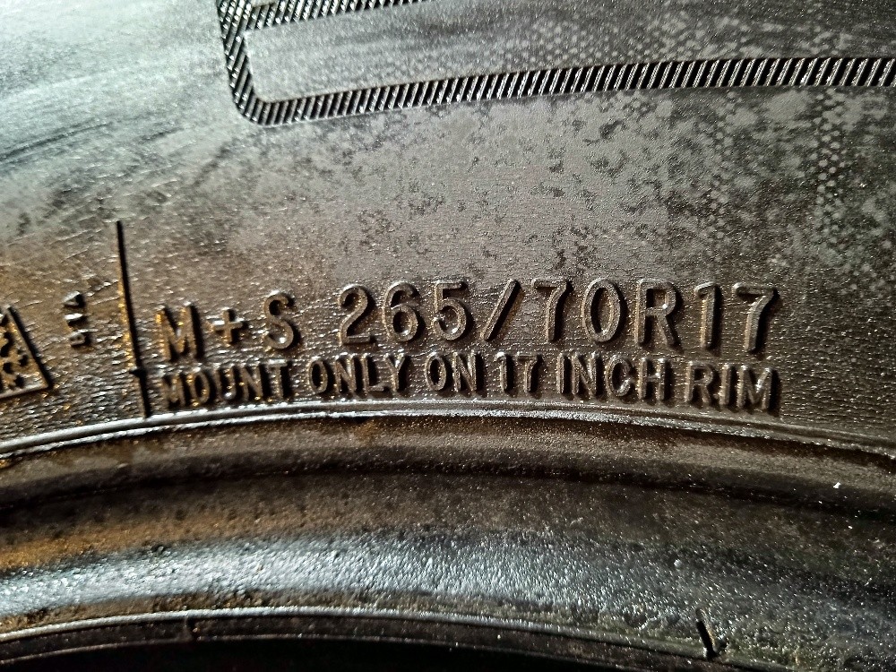 265-70-17,,,Cooper brand - 5