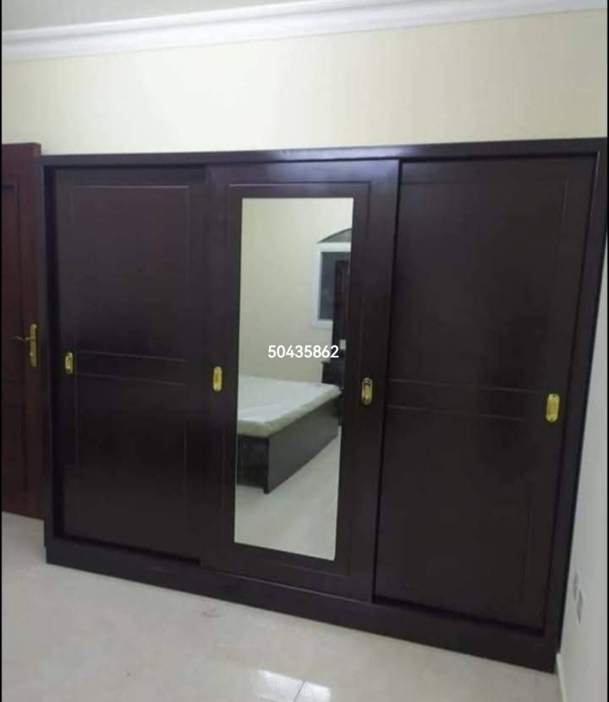 six doors wooden wardrobe ^ - 4
