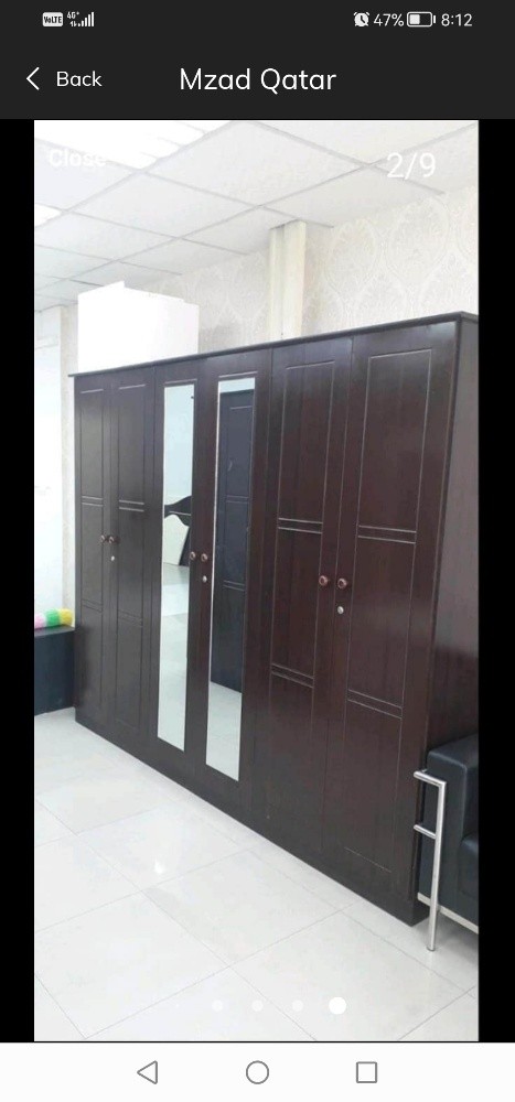 six doors wooden wardrobe ^ - 6