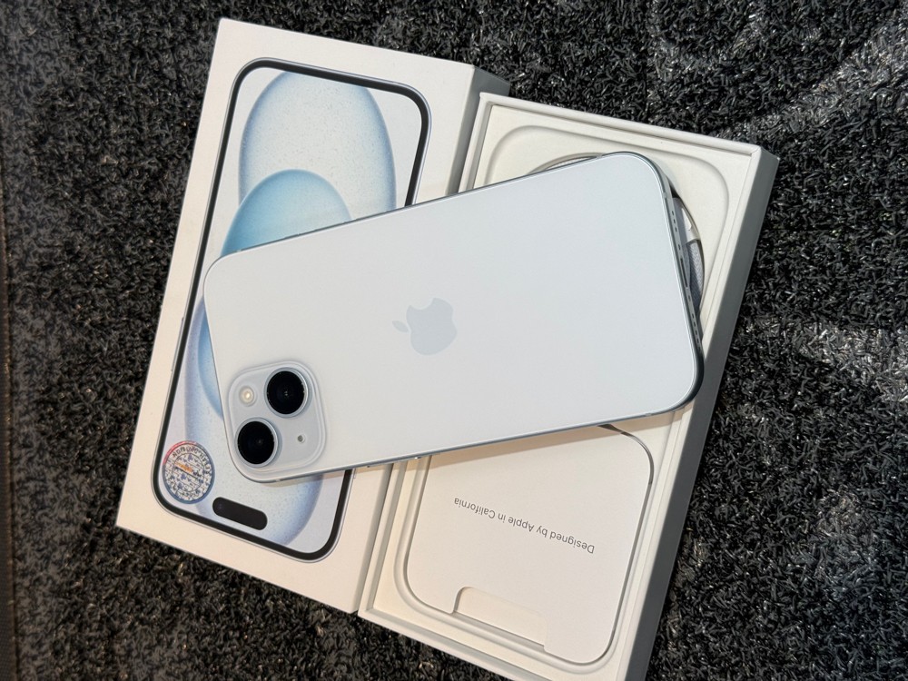 iPhone 15 Blue 128 GB 100 Bat - 7
