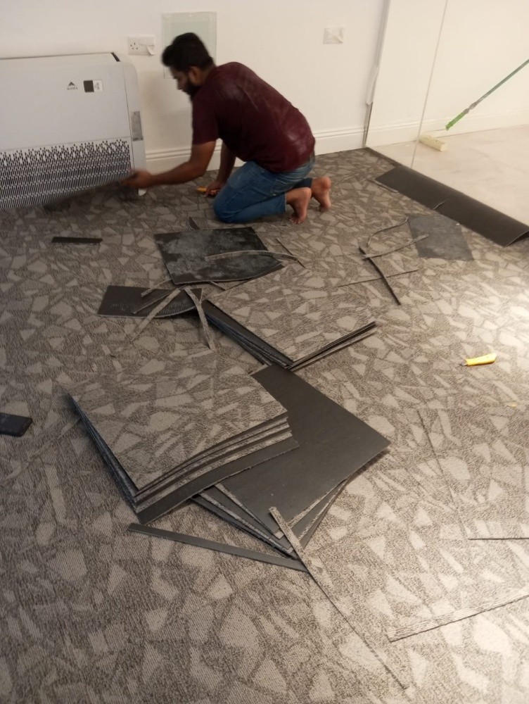 office tiles carpet flooring - 11
