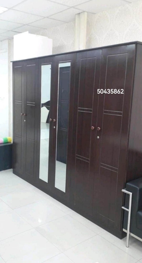 six doors wooden wardrobe sale - 3