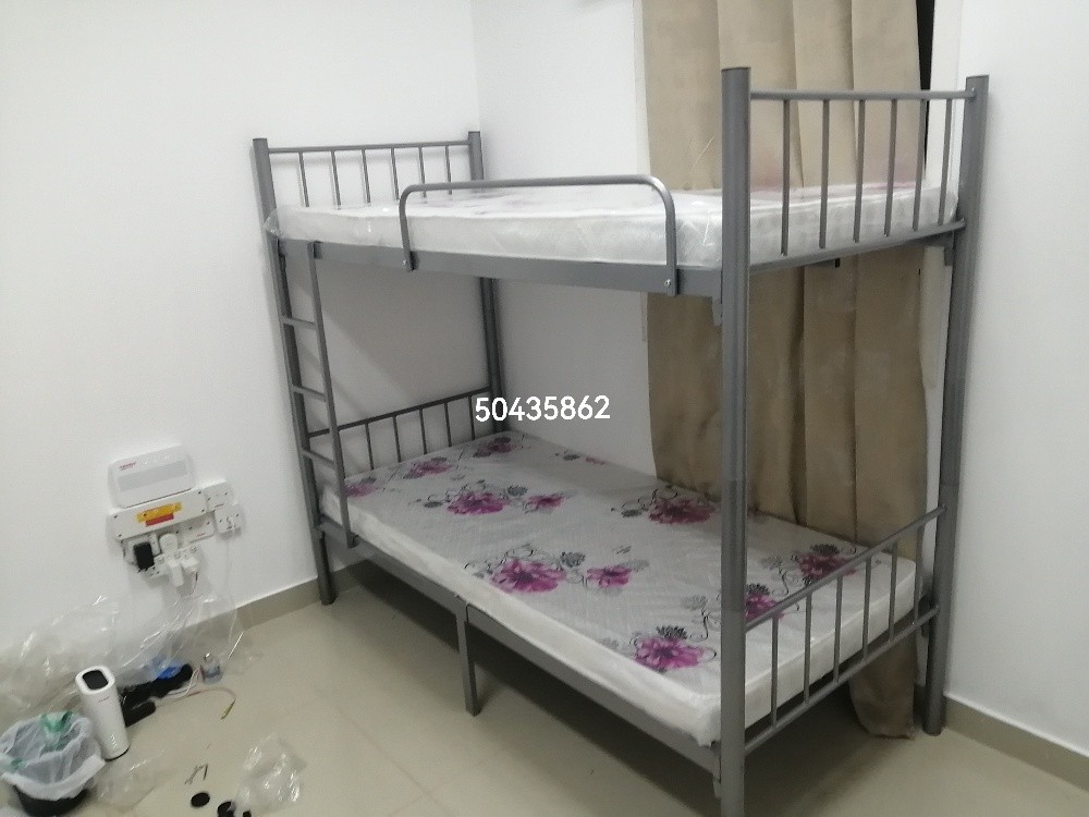 silver bunk bed sale new) - 2