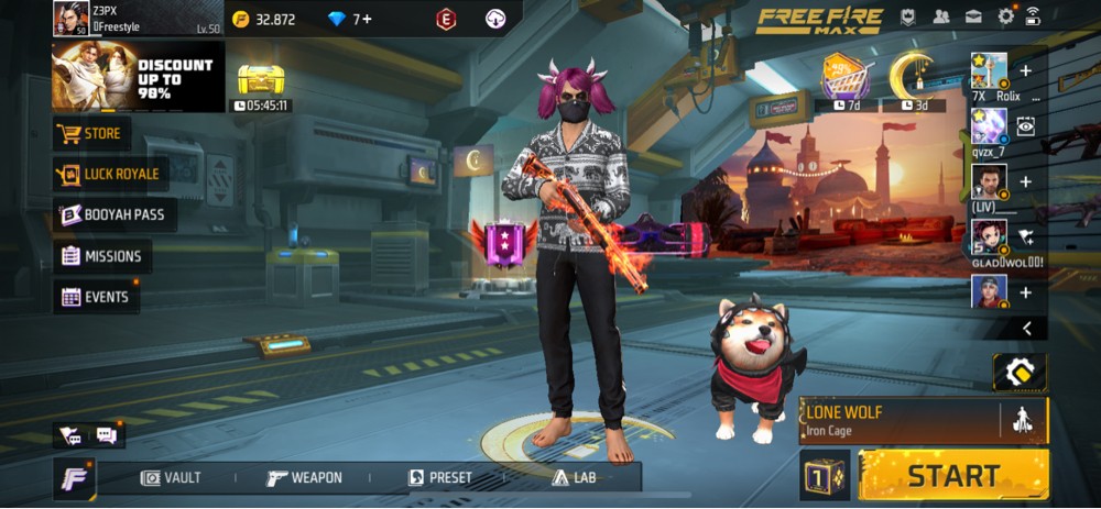 free fire rare account best offer - 2