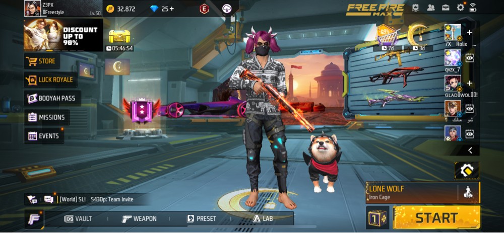 free fire rare account best offer - 1