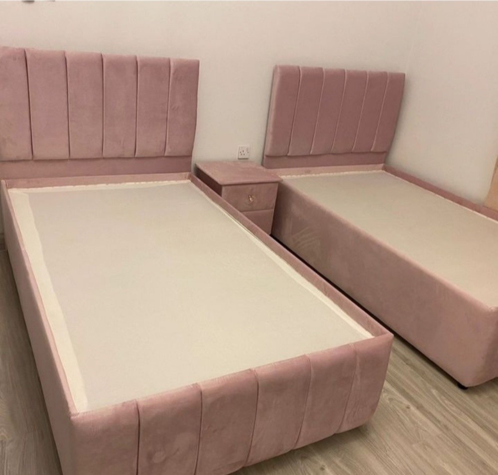 New Mattress, Bed,Cabinet - 9