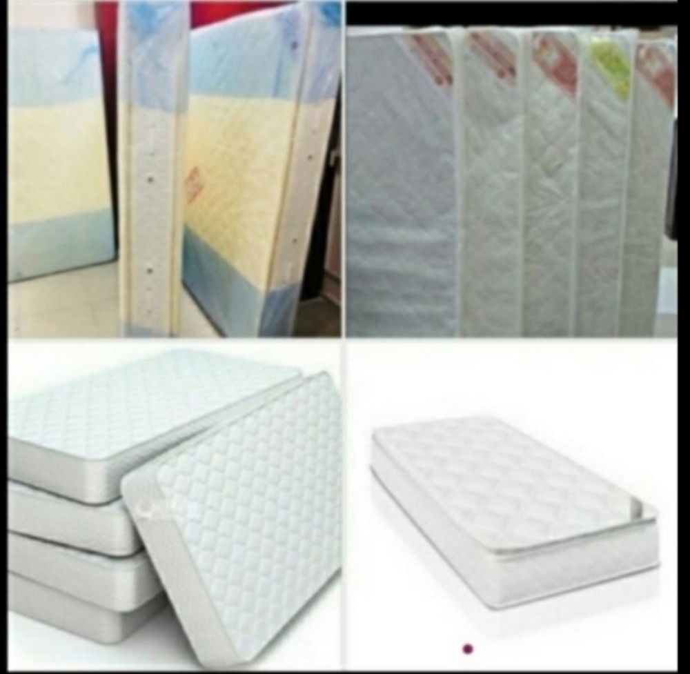 New Mattress, Bed,Cabinet - 1