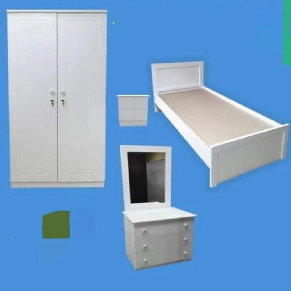 New Mattress, Bed,Cabinet - 8