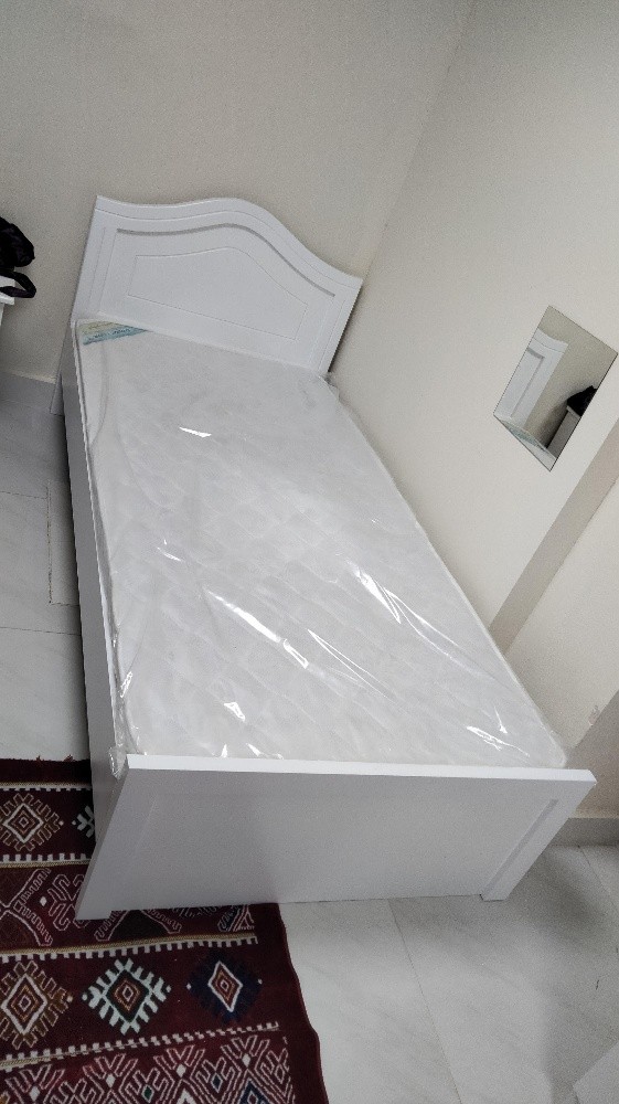 New Mattress, Bed,Cabinet - 3