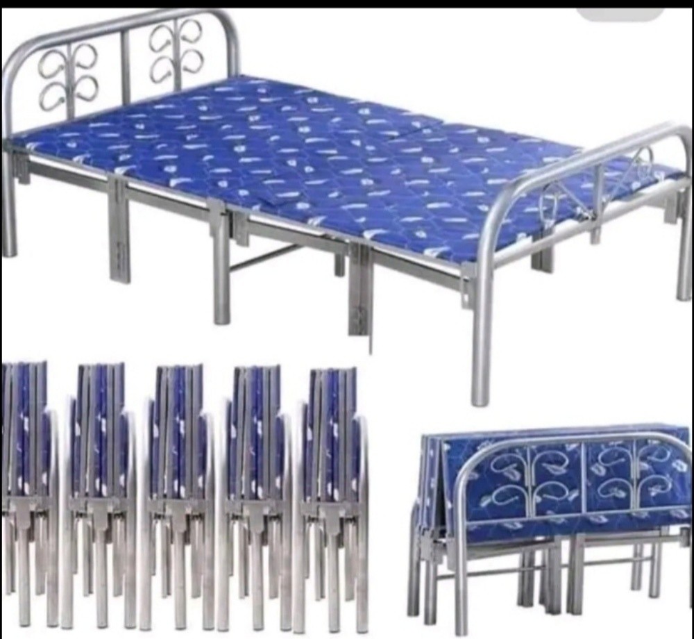 New Mattress, Bed,Cabinet - 2