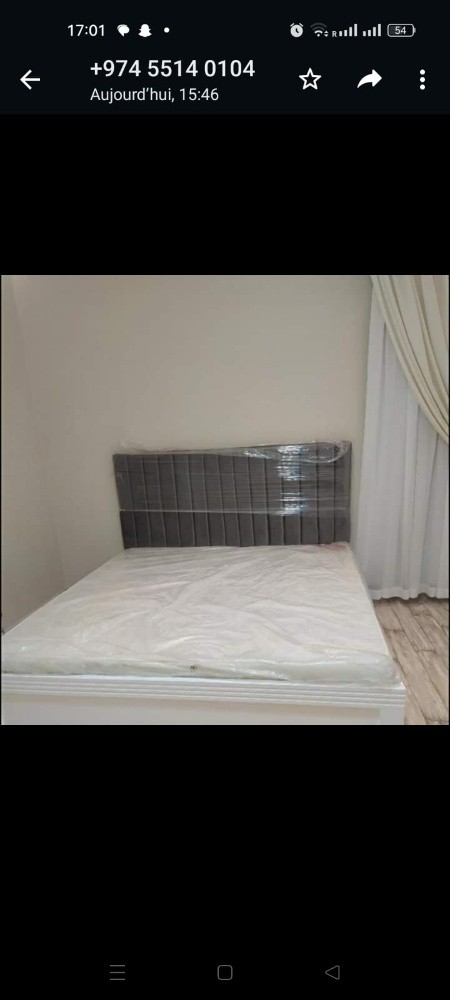 New Bed, Mattress, Cabinet - 8