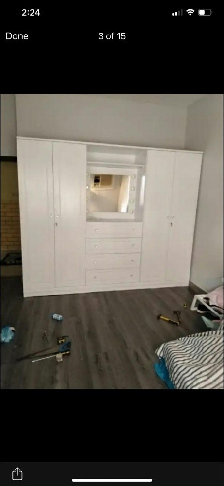 New Bed, Mattress, Cabinet - 13